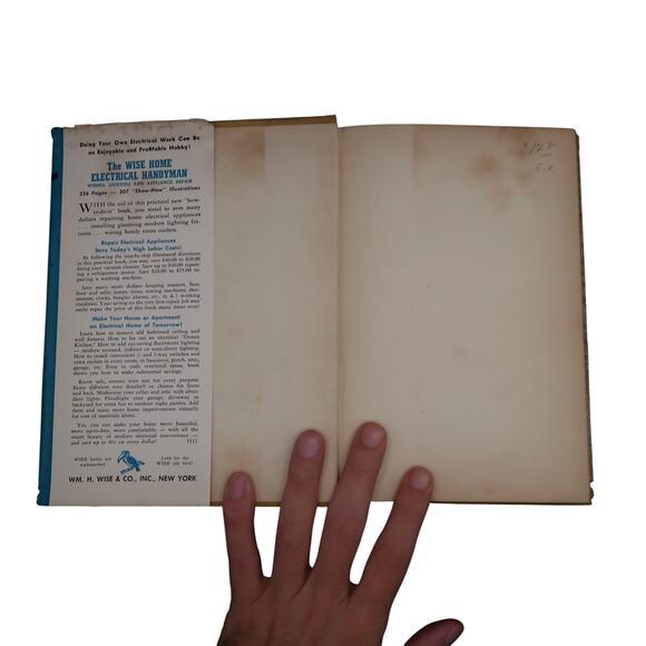 The Wise Home Electrical Handyman Hardcover W/ Dust Jacket 1951 Vintage - Picture 7 of 12